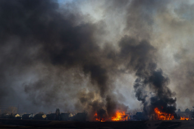 Sute de case au fost complet distruse de un incendiu uriaș, în Colorado FOTO: Getty Images