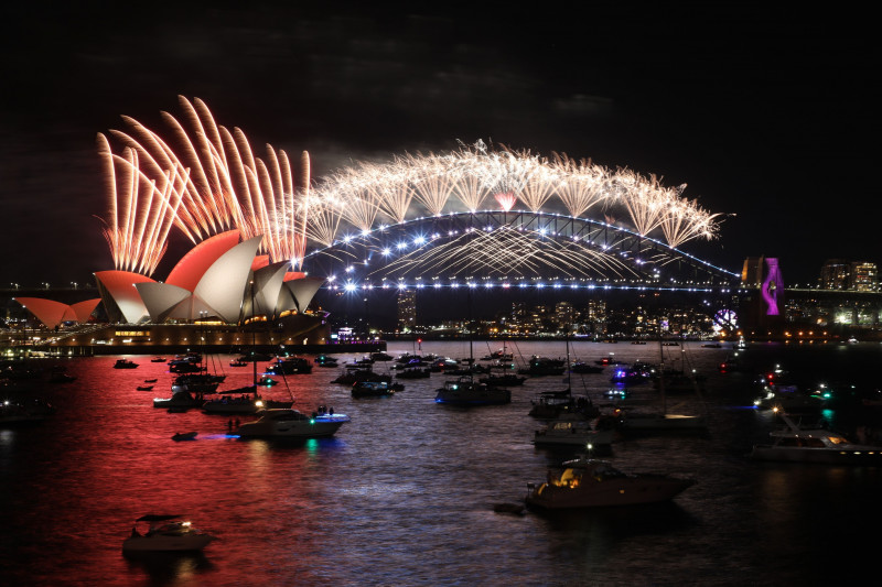 New Year's Eve celebrations, Sydney, Australia - 01 Jan 2022