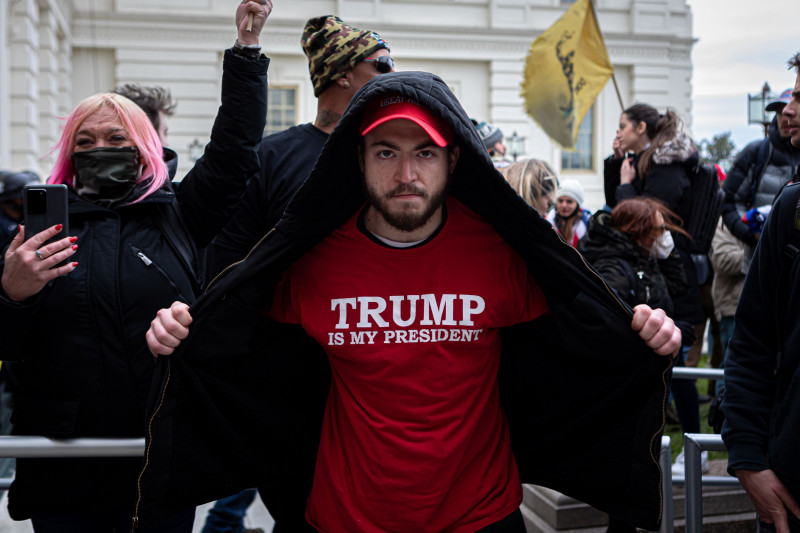 Pro-Trump Supporters Breach The US Capitol Building