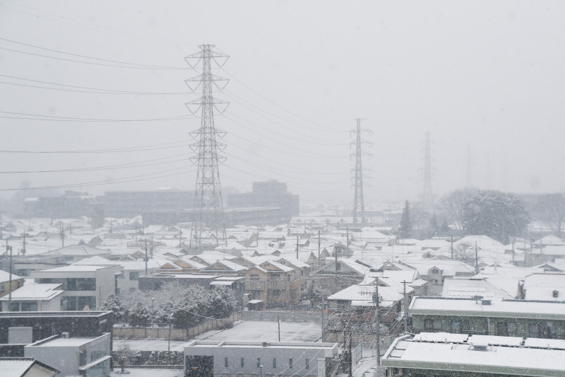 Heavy Snowfall in Tokyo for first time in 2022