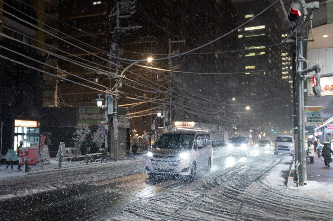 JPN : Heavy snowfall warning in Tokyo