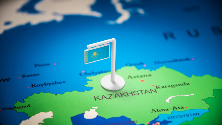 harta kazahstanului