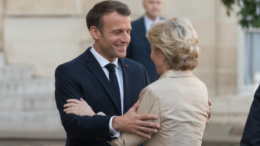 Emmanuel Macron și Ursula von der Leyen