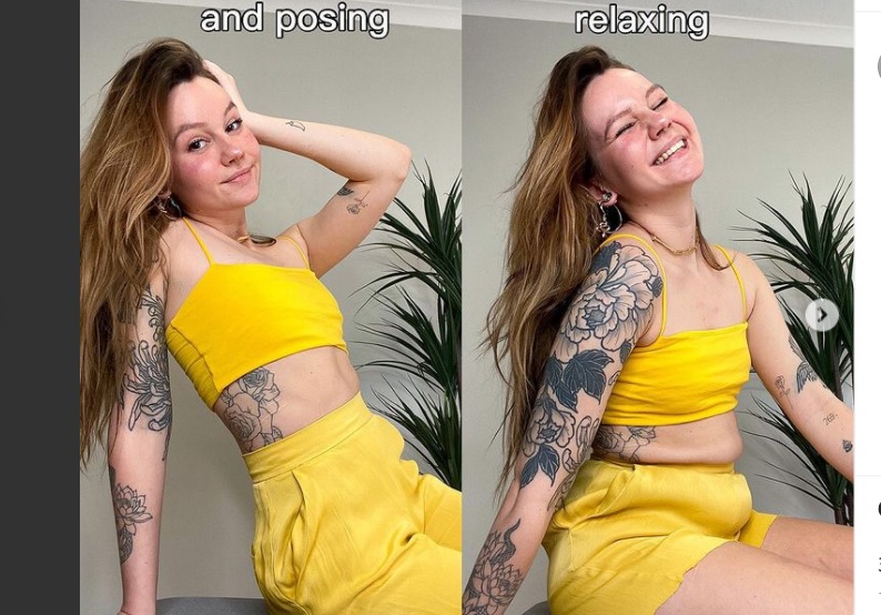 O vloggeriță dezvăluie cum arată în realitate și ce trucuri a folosit pentru a-și îmbunătăți imaginea pe Instagram
