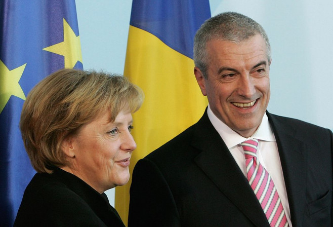 Merkel Meets With Romanian Prime Minister Tariceanu