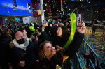 NYC: Times Square New Years Eve 2022, New York City, United States - 01 Jan 2022