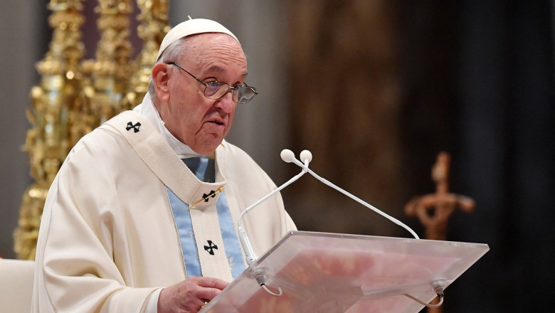 Papa Francisc a susținut o predică de Anul Nou.