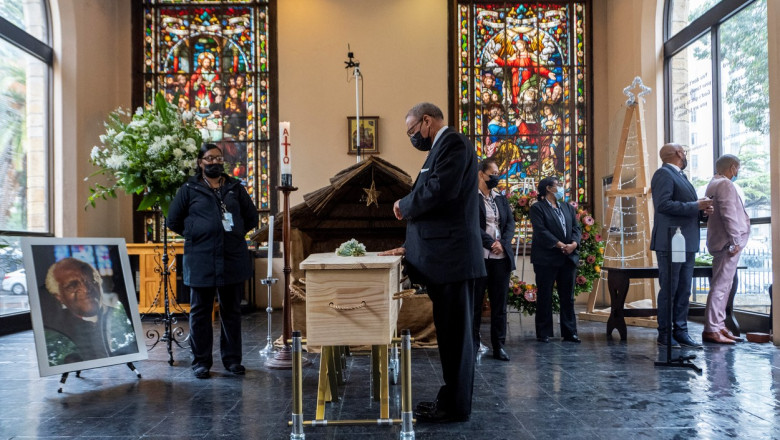 Funeraliile arhiepiscopului sud-african Desmond Tutu