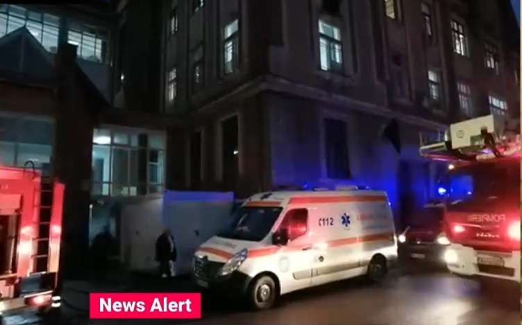 Incendiu la un spital in Satu Mare. Focul ar fi pornit de la un pacient care a fumat