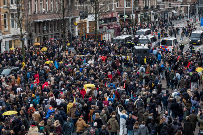 Dutch Anti-covid Measures Protest To Go Ahead Despite Police Strike