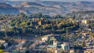 vedere dintr-un oraș etiopian