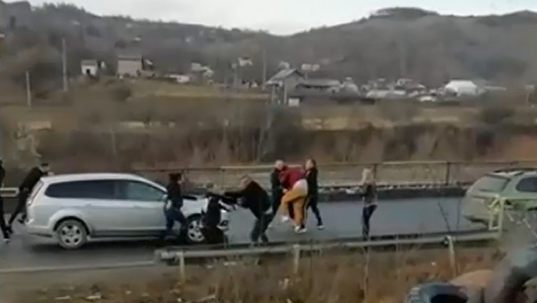 bataie in trafic pe valea prahovei