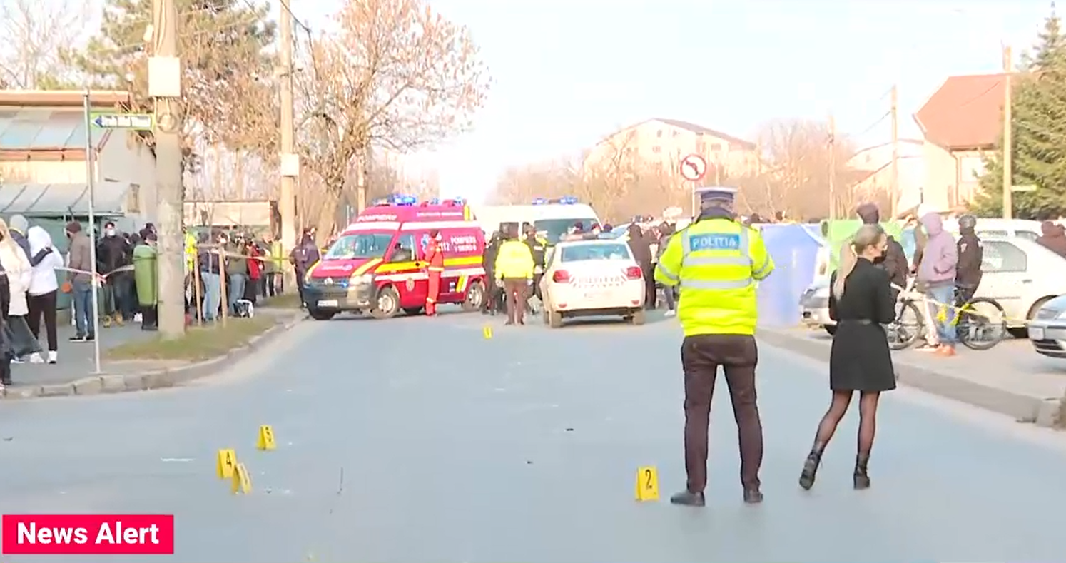 Copii loviți de o mașină pe trecerea de pietoni, în Târgu Mureș. Unul dintre ei a fost rănit grav