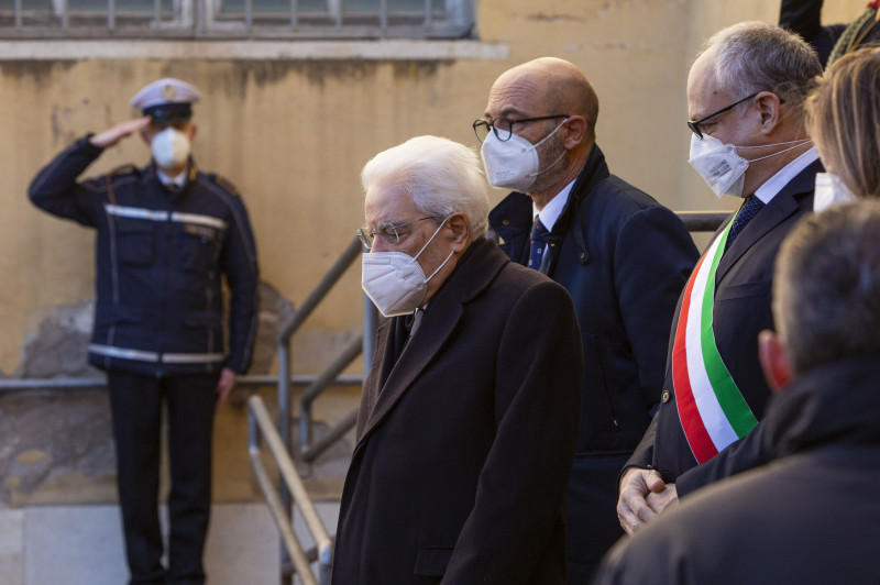 Funeral tribute for president David Sassoli in Rome, Italy - 13 Jan 2022