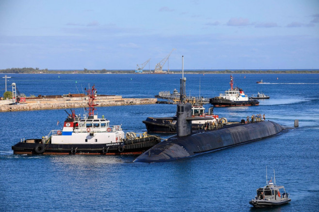 The U.S. Navy ballistic-missile submarine USS Nevada (SSBN 733) arrived at Naval Base Guam, Jan. 15. The port visit strengthens cooperation between the United States and allies in the region, demonstrating U.S. capability, flexibility, readiness, and cont