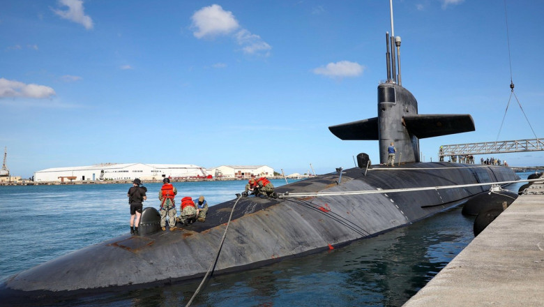 Submarinul nuclear USS Nevada face o escală în Guam.