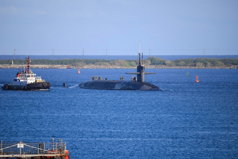 The U.S. Navy ballistic-missile submarine USS Nevada (SSBN 733) arrived at Naval Base Guam, Jan. 15. The port visit strengthens cooperation between the United States and allies in the region, demonstrating U.S. capability, flexibility, readiness, and cont