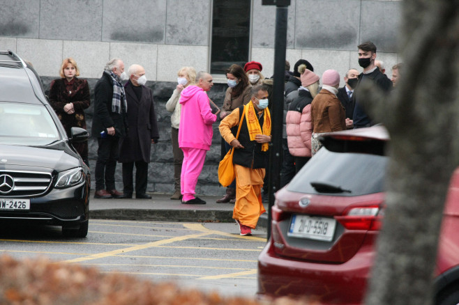 Sinead O'Connor Attended The Funeral And Cremation Of Her Son, Shane At Newlands Cross Cemetery And Crematorium