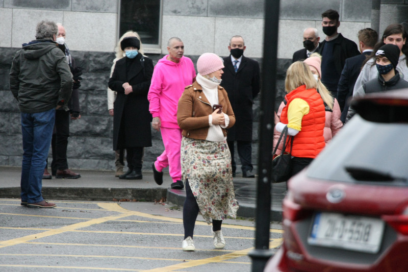 Sinead O'Connor Attended The Funeral And Cremation Of Her Son, Shane At Newlands Cross Cemetery And Crematorium