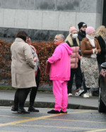 Sinead O'Connor Attended The Funeral And Cremation Of Her Son, Shane At Newlands Cross Cemetery And Crematorium