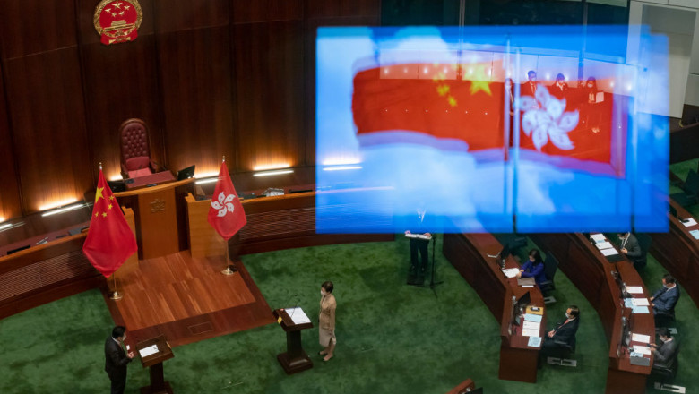 HK Swears-in New Members Of LegCo