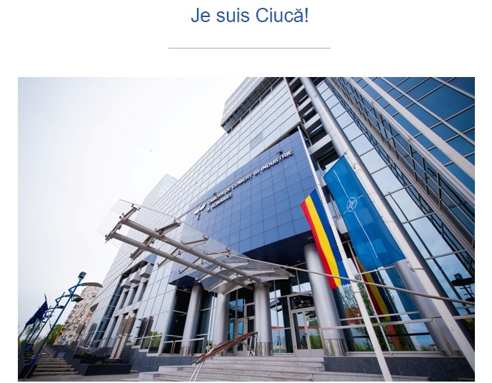„Je suis Ciucă!”. Viralul zilei, de la Camera de Comerț și Industrii a României