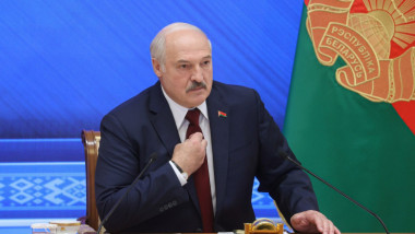 Aleksandr Lukaşenko in timpul unei declaratii