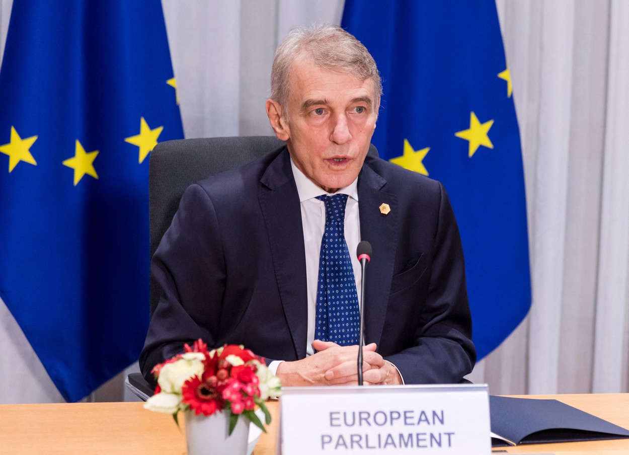 David Sassoli, președintele Parlamentului European, este internat de două săptămâni în spital din cauza unor complicații „grave”