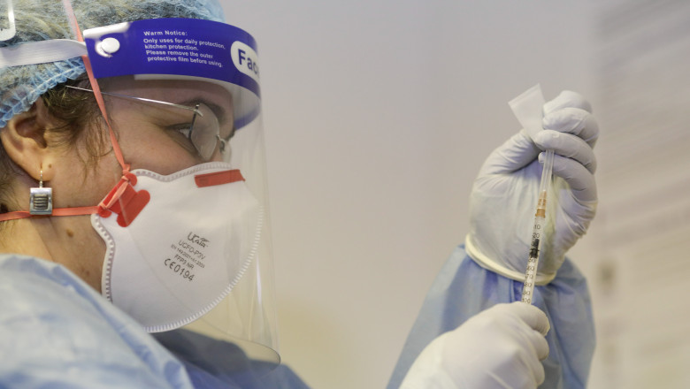 HARTA vaccinării în România: Rata de imunizare în rândul populației generale stagnează la 40%