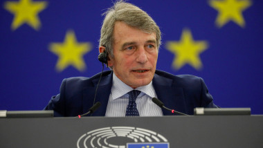 David Sassoli era președinte al Parlamentului European din 2019.