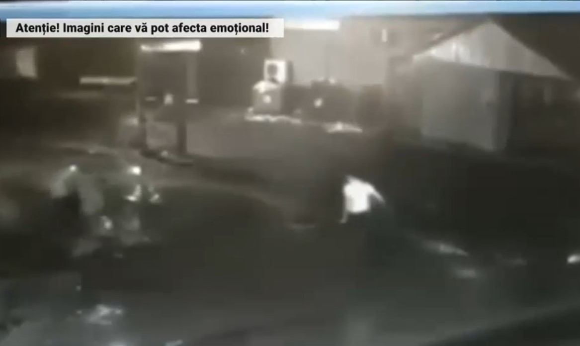 VIDEO. Momentul crimei din Bolintin Vale, surprins de camerele de supraveghere