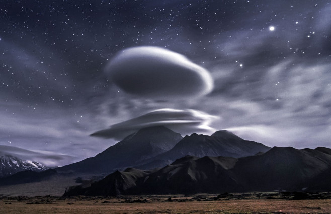 Lenticular Clouds in Russia