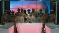Ofițeri ai armatei din Burkina Faso.