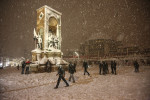 Heavy Snowfall in Istanbul, Turkey - 24 Jan 2022