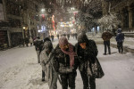 Heavy Snowfall in Istanbul, Turkey - 24 Jan 2022