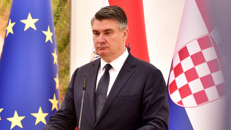 Zoran Milanovic face declarații.