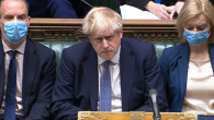 Borin Johnson în parlamentul britanic.