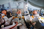 Apollo 1 Crew Grissom, White and Chaffee killed in fire 1967