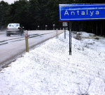 Rare Snowfall Hits Turkey’s Mediterranean City Antalya