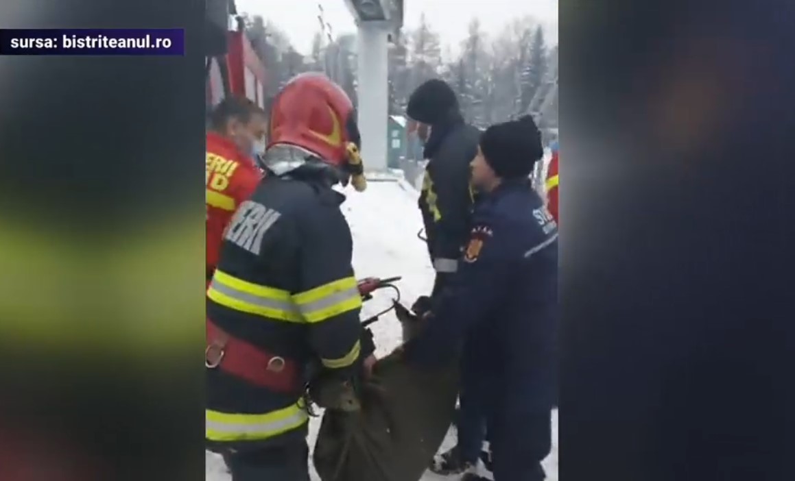 O fată a sărit în râul Bistrița pentru a salva un pui de căprioară