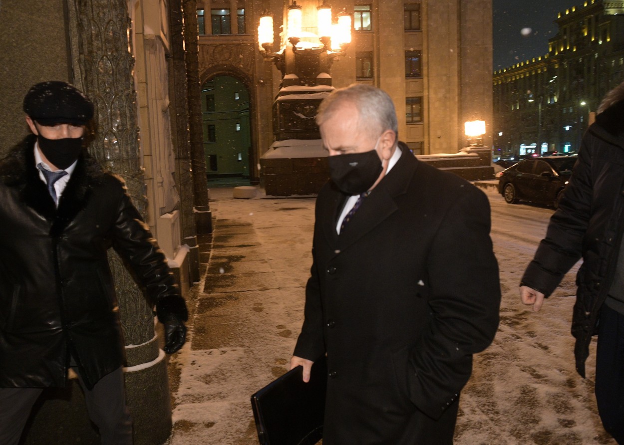 US Ambassador to Russia John Sullivan arrived at the Russian Foreign Ministry.