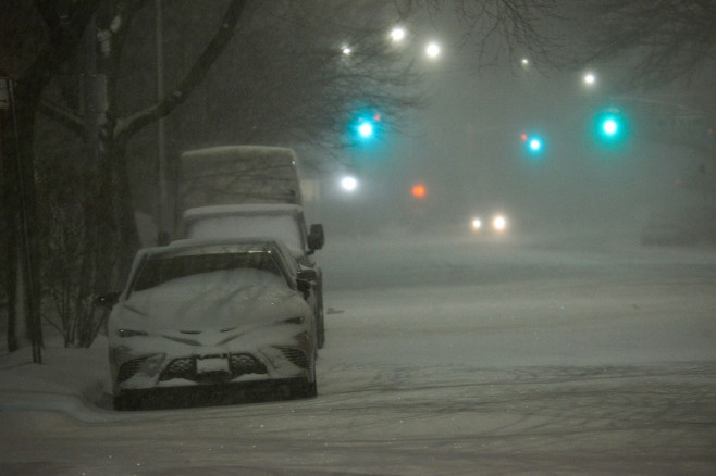 Nor'easter Storm Hits New York City, United States - 29 Jan 2022