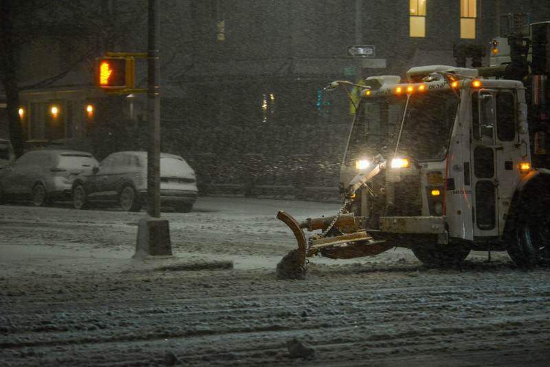 Nor'easter Storm Hits New York City, United States - 29 Jan 2022