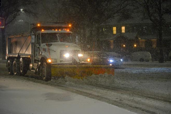 Nor'easter Storm Hits New York City, United States - 29 Jan 2022