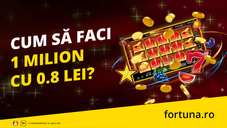 (P) Cum să faci 1 milion (aproape 1 milion)? Cu 0.8 lei