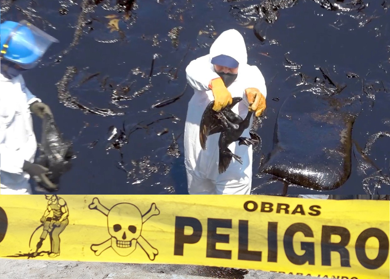 Dezastru ecologic în Peru. Tsunami-ul din Tonga a provocat o deversare uriașă de petrol la 10.000 de kilometri distanță