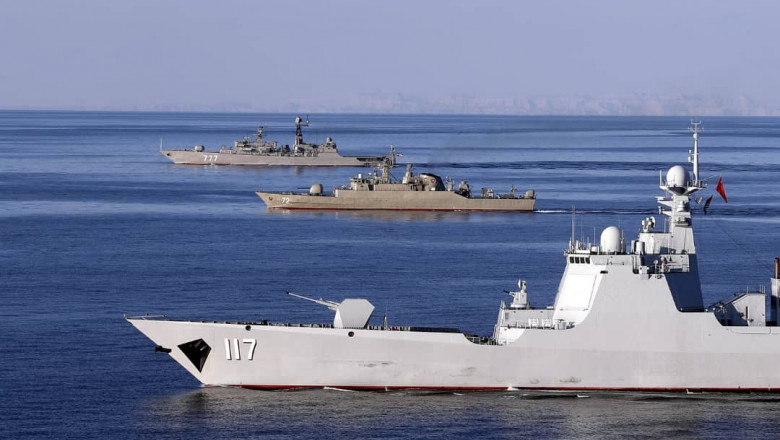 Nave ale flotei Chinei, Iranului și Rusiei