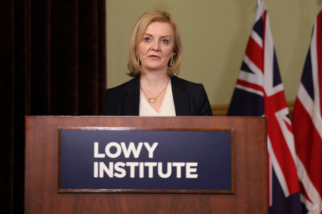 Foreign Secretary Liz Truss visits Australia Day 2