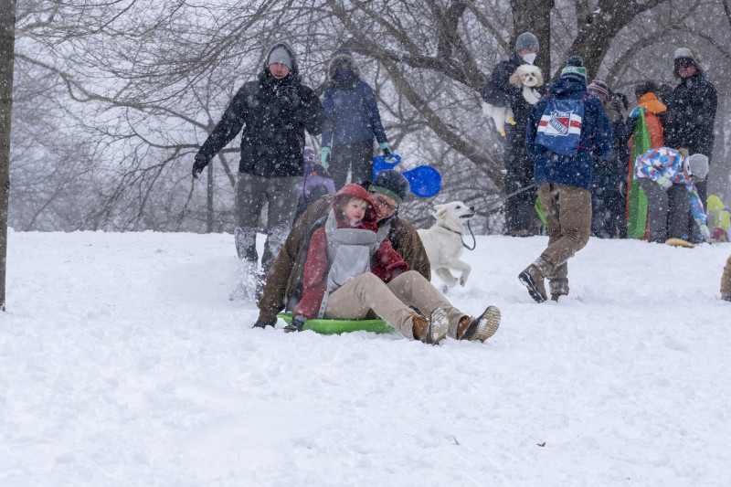 Nor'easter Storm Hits New York City, US - 29 Jan 2022