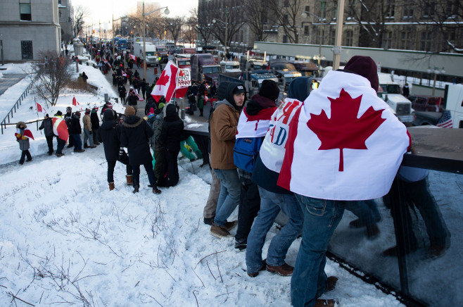 Trucker Protest, Ottawa, Can - 29 Jan 2022